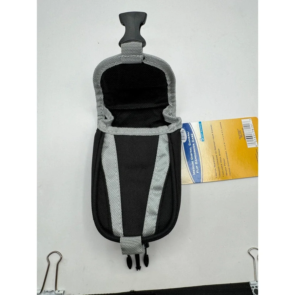 Digital Concepts Camera Case Black Grey DC-24 Padded Buckle Pouch